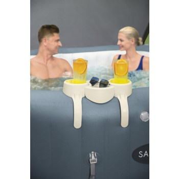 Uchwyt na napoje do Jacuzzi Lay-Z-Spa BESTWAY + 2 Przegrody + Tacka